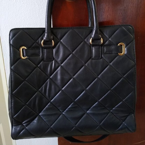 Michael Kors Hamilton Large Quilted Leather Tote - Picture 2 of 5